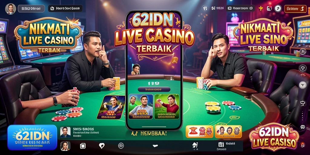 Tampilan gameplay Live Casino yang mendebarkan dan interaktif.