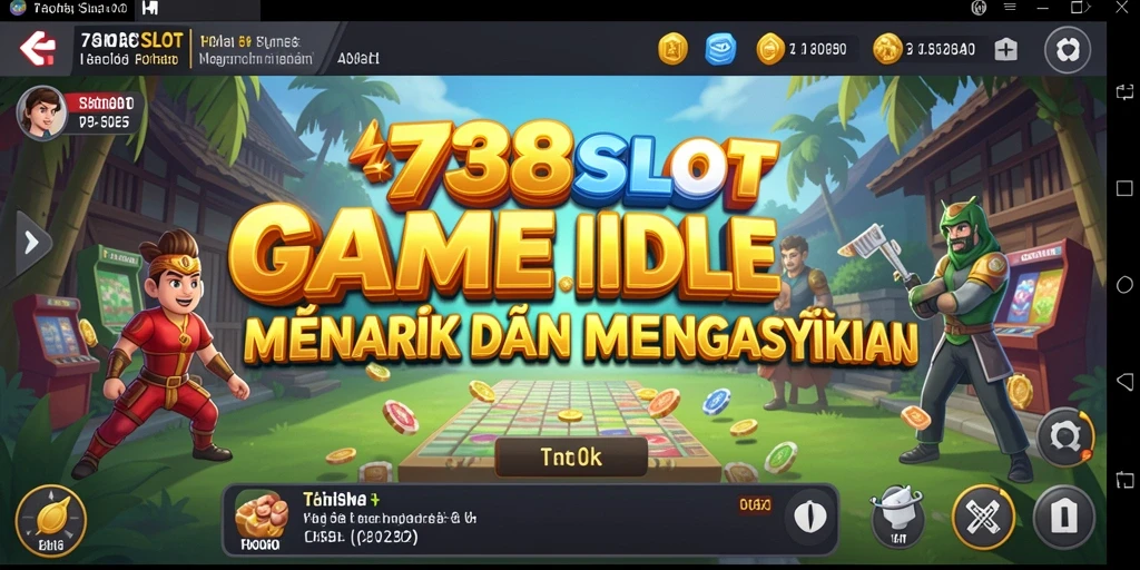 Gameplay 738SLOT yang menarik dengan grafis colorful.