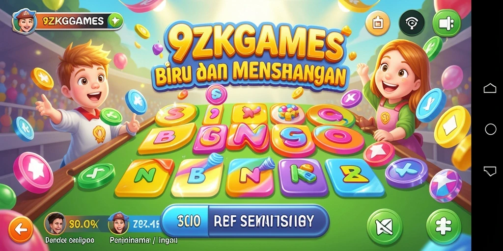 Tampilan gameplay Bingo yang menarik di 9ZKGAMES.