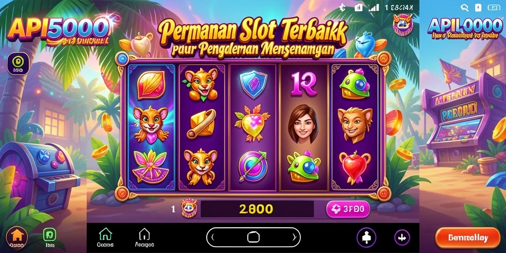 Tampilan gameplay API5000 yang menarik dengan efek animasi yang memukau.
