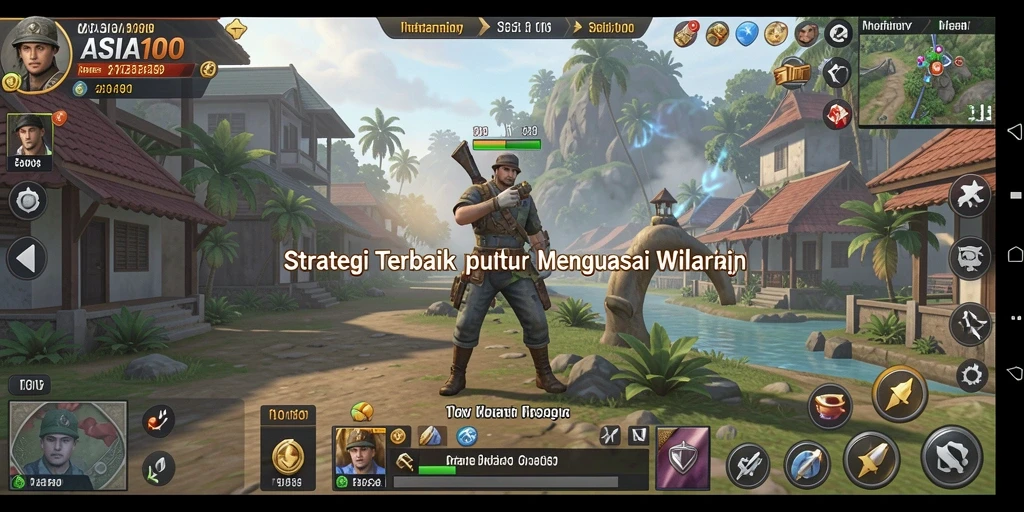 Tampilan menakjubkan dari gameplay ASIA100 yang menegangkan.
