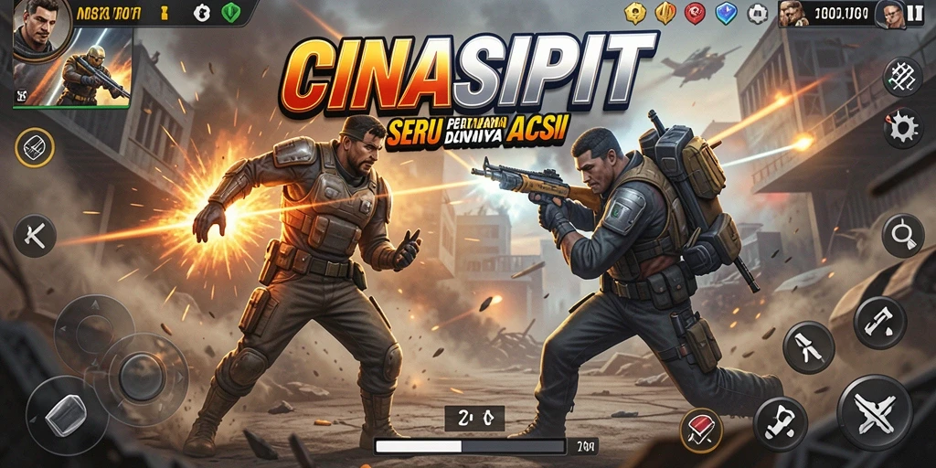 Tampilan aksi seru dengan grafis memukau dari CINASIPIT.