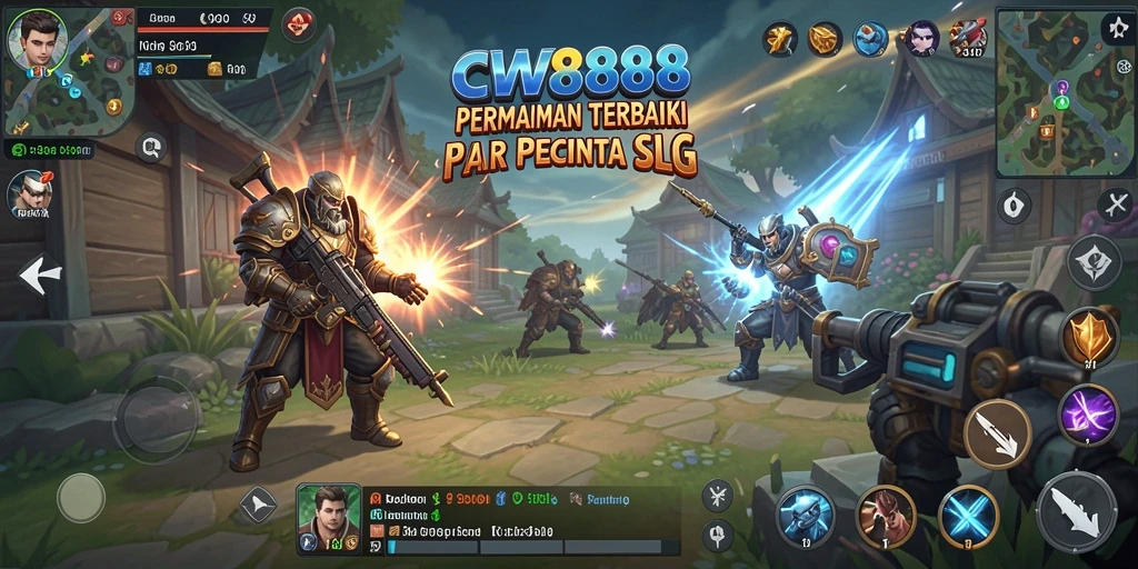 Screenshot gameplay CW8888 menampilkan aksi strategi yang mendebarkan.