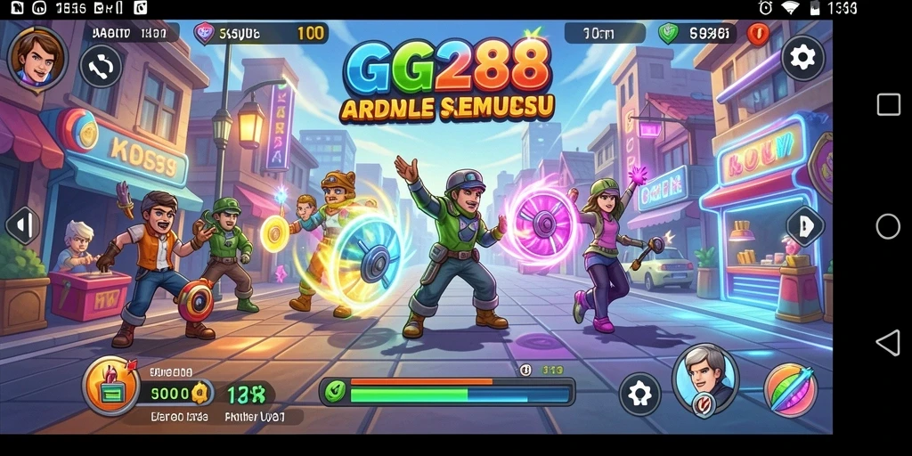 Tampilan gameplay menegangkan dari GG288 di level yang lebih tinggi.