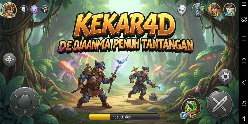Tangkapan layar KEKAR4D menampilkan momen seru dalam permainan petualangan.