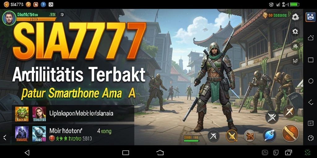 Tampilan antarmuka SIA777 yang modern dan mudah digunakan.