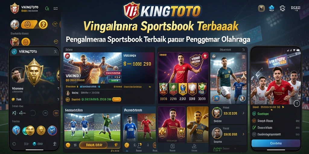 Tampilan antarmuka VIKINGTOTO saat bertaruh pada pertandingan olahraga.